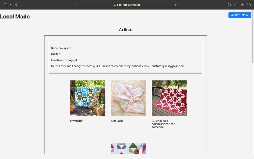 Full Stack Web Application - Image 1